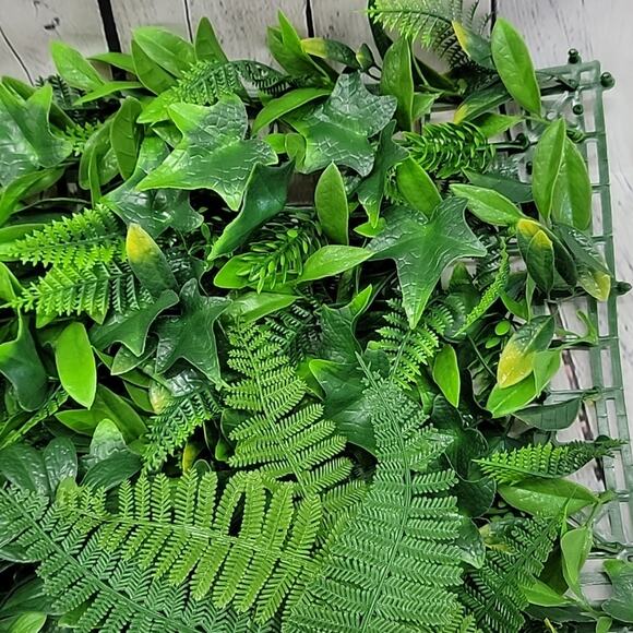 QVC 20" x 20" Faux Leaf Greenery Tile 🌿NIB! 🌿 - Picture 4 of 7